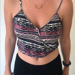 Patterned crop top